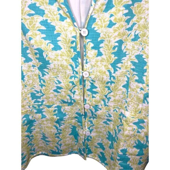 Vintage Pendleton Miami Mix Linen Blend Blazer Women’s XL - Picture 2 of 8
